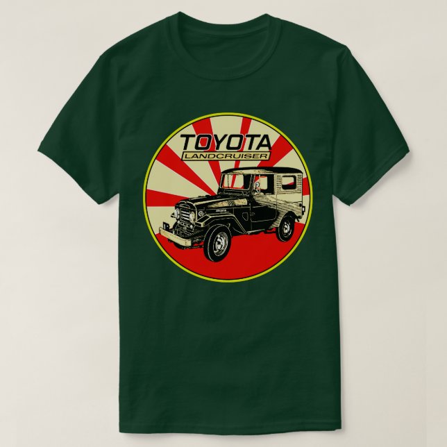 Toyota Land Cruiser T Shirt (Design framsida)