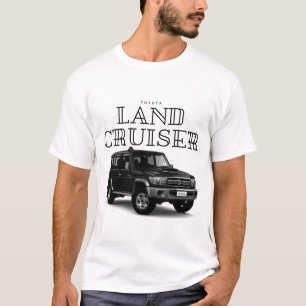 Toyota Land Cruiser VDJ76 off-Road-bil T Shirt