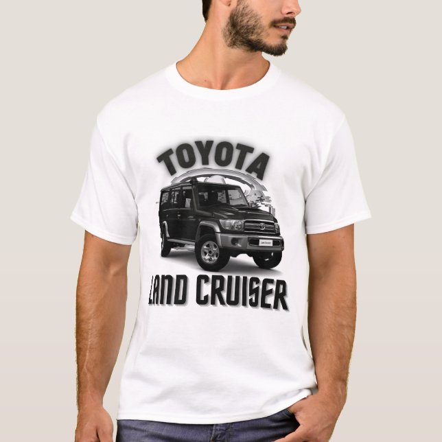 Toyota Land Cruiser VDJ76 Off-Road T Shirt (Framsida)