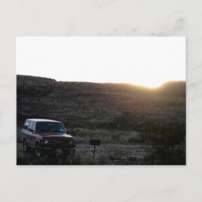 Toyota Land Cruiser-vykort Vykort (Framsida)