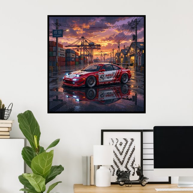 Toyota MR2 GT Poster (Hemmakontoret)