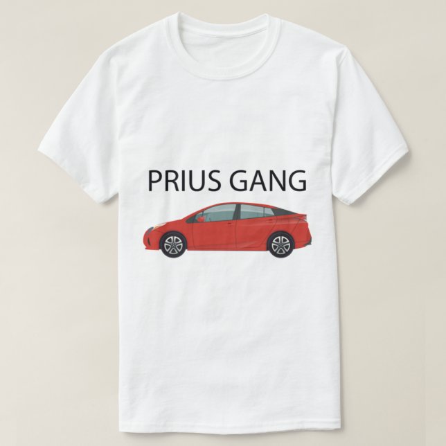 Toyota Prius Gang T Shirt (Design framsida)