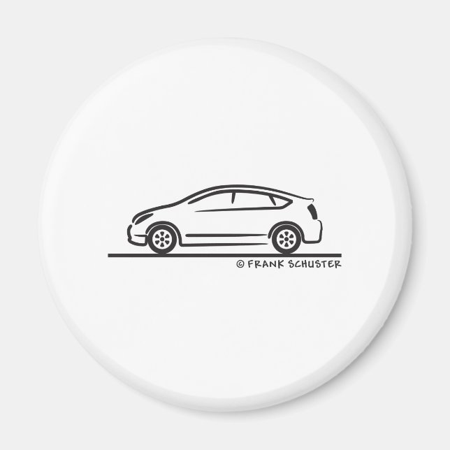 Toyota Prius Magnet (Framsidan)