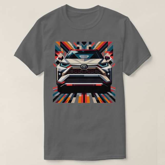 Toyota RAV4 8 T Shirt (Design framsida)
