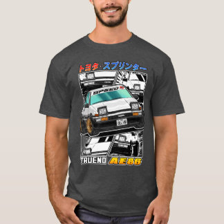 Toyota Sprinterrueno AE86 Street Racing friend fun T Shirt