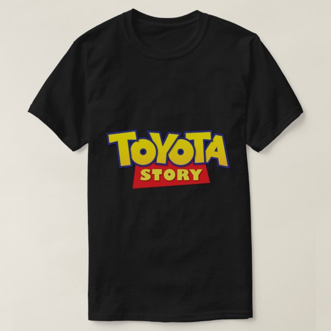 Toyota Story Sticker T Shirt (Design framsida)