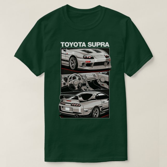 TOYOTA SUPRA 1 T SHIRT (Design framsida)