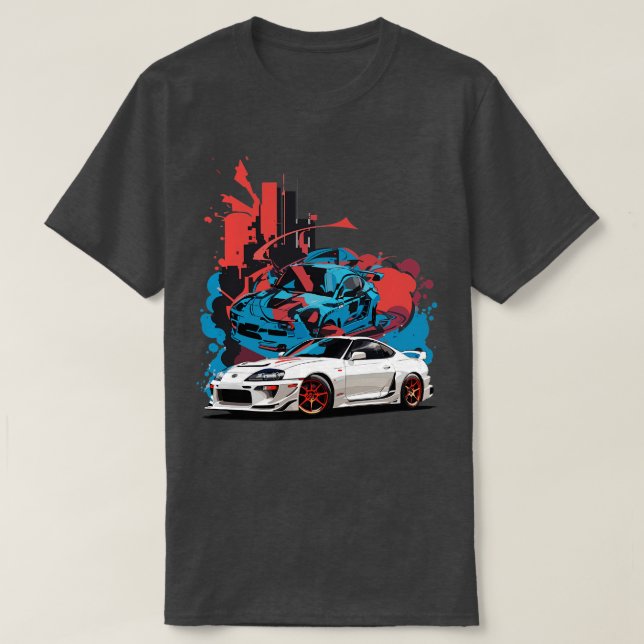 Toyota Supra 2 T Shirt (Design framsida)