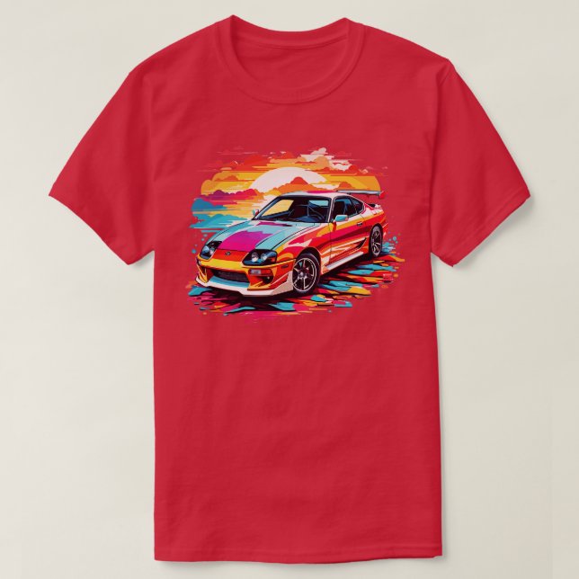 Toyota Supra 3 T Shirt (Design framsida)