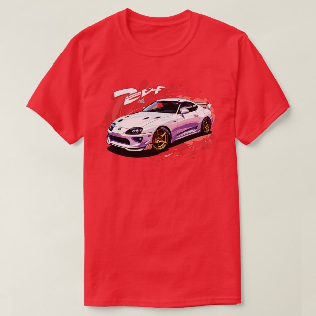 Toyota Supra 4 T Shirt (Design framsida)