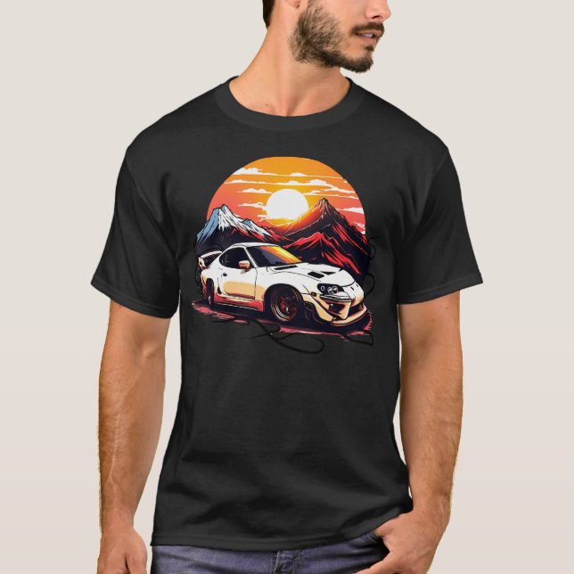 Toyota Supra Mk4 Active T Shirt (Framsida)
