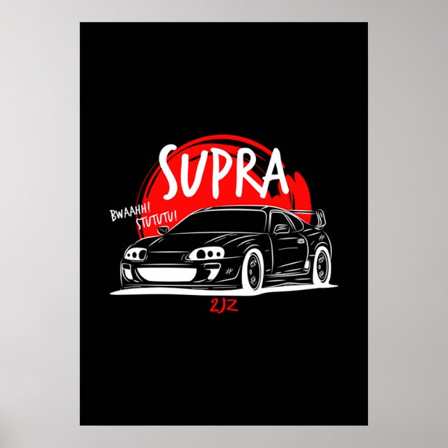 Toyota Supra Mk4 Poster (Framsidan)