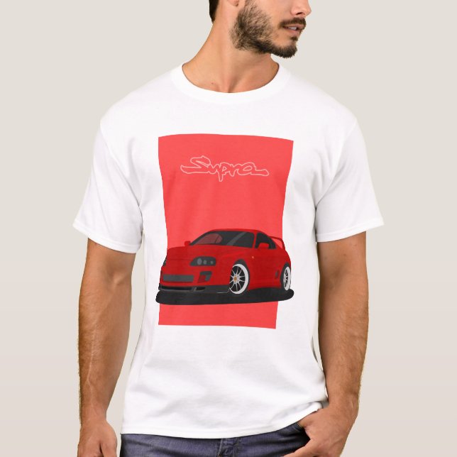 Toyota Supra mk4 T Shirt (Framsida)