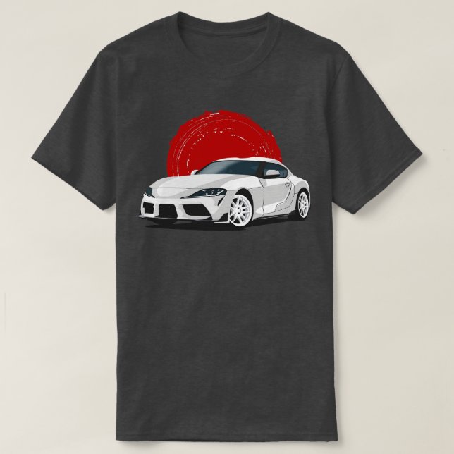 Toyota Supra MK5 A90 T Shirt (Design framsida)