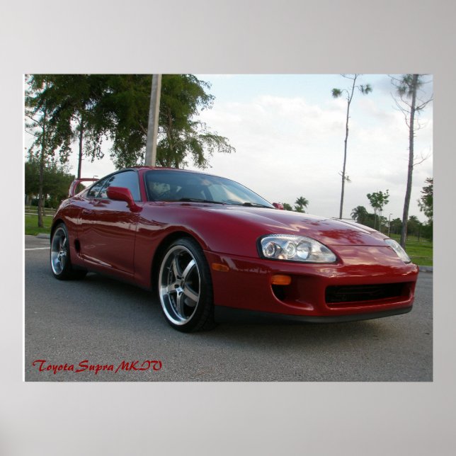 Toyota Supra MKIV Poster (Framsidan)