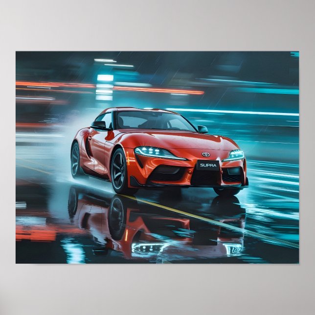 Toyota Supra Poster (Framsidan)