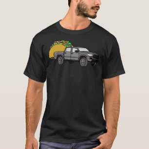 Toyota Tacoma Hauling a Taco 4x4 4wd Lastbil Wheel T Shirt
