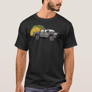 Toyota Tacoma Hauling a Taco 4x4 4wd Lastbil Wheel T Shirt