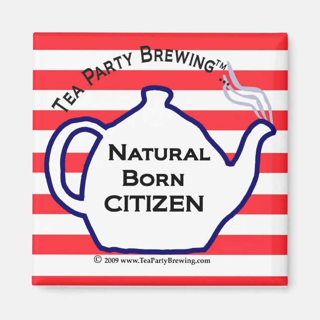 TP0110 Natural Born Citizen Magnet (Framsidan)