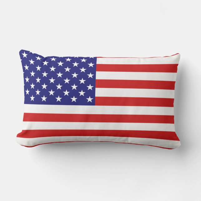 Tpcnt USA flagga Lumbarkudde (Framsida)