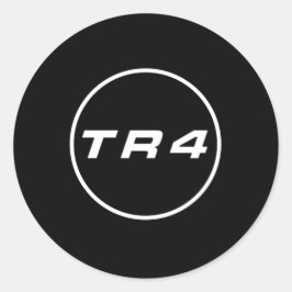 TR4 Sticker sw-ws gross Runt Klistermärke