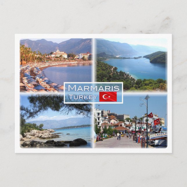 TR Marmaris - Icmelerstranden - Oludeniz Blue Lago Vykort (Framsida)