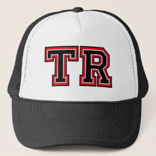 'TR' Monogram Truckerkeps