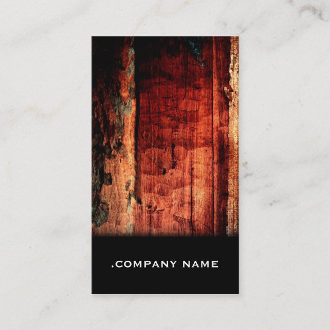 Trä 11 ・ Affärskort av Elegant Visitkort (Framsida)