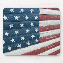 Trä American Flagga