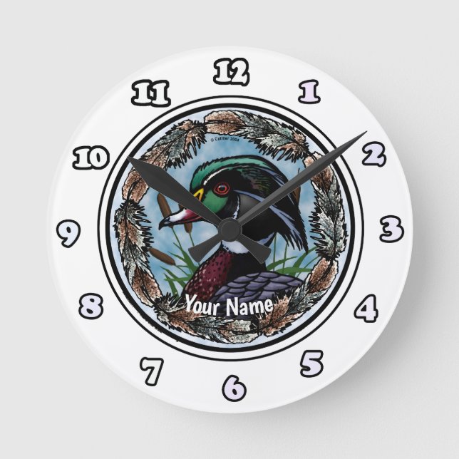 Trä Anka klocka (Framsida)