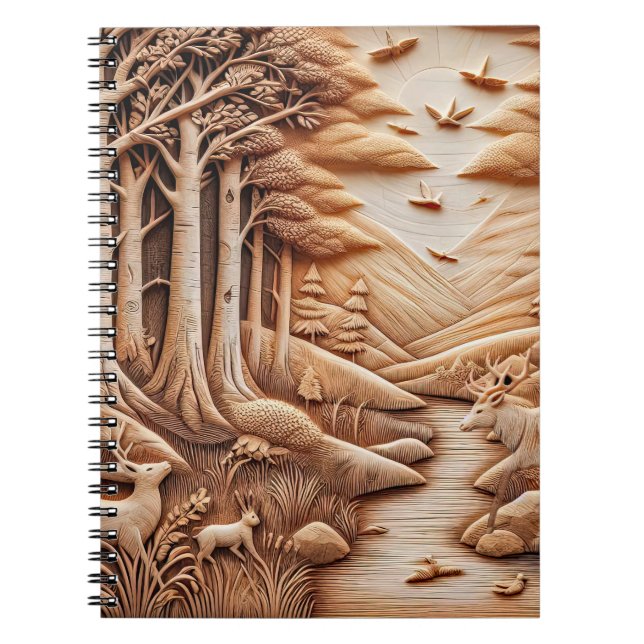 Trä Anteckningsbok (Framsidan)