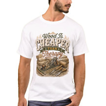 Trä är billigare än terapi Vintage Tee