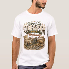 Trä är billigare än terapi Vintage Tee