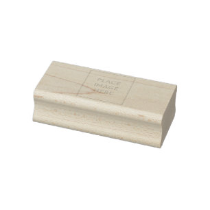 Trä Art Rubber Frimärke 1" x 2,5" Stämpel