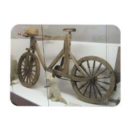 Trä Bicycle, Rumsiskes Museum, LITAUEN - Magnet