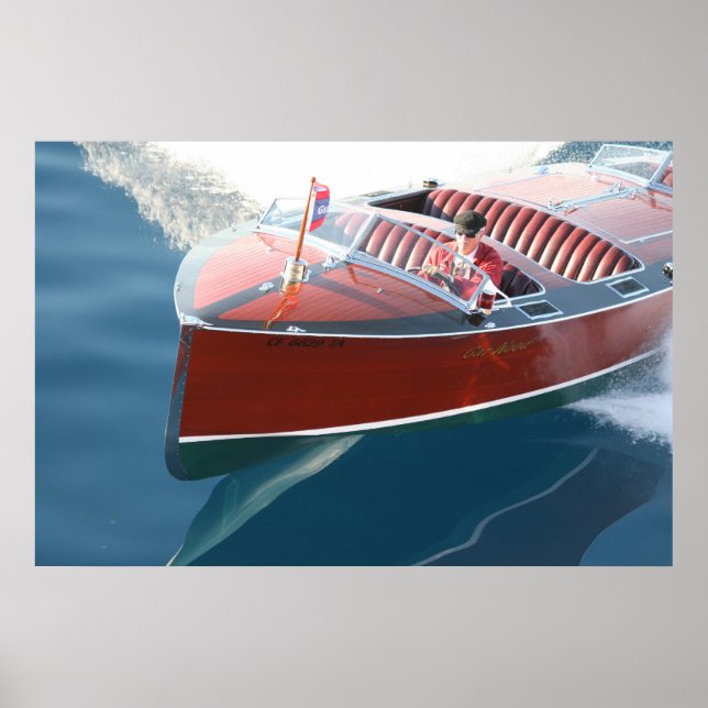 Trä Boats Poster (Framsidan)