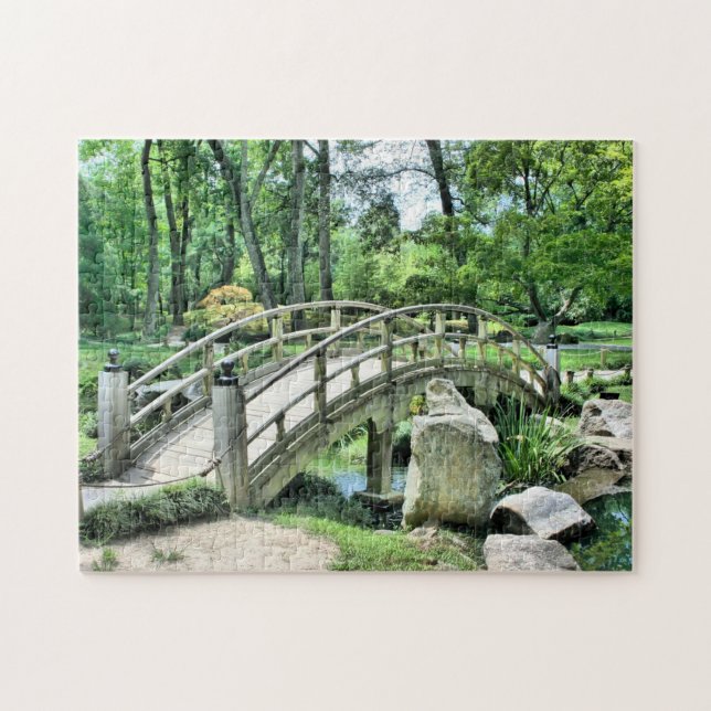 Trä Bridge Pussel (Horisontell)