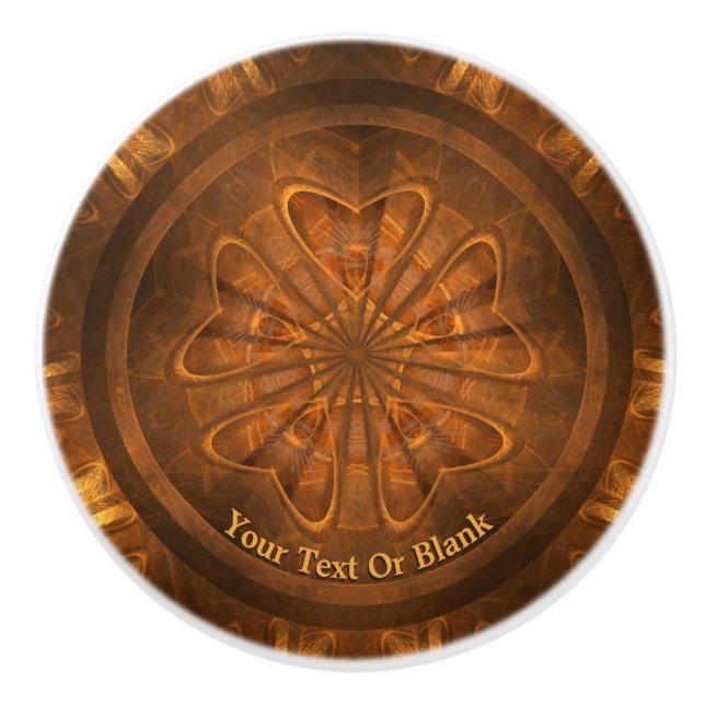 Trä Carving Knopp (Framsidan)