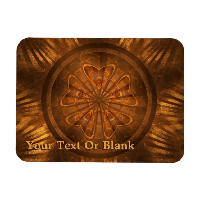 Trä Carving Magnet (Horisontell)