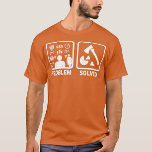Trä Chopping Funny Problemlösad Shirt Classic T