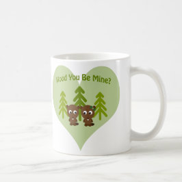 Trä du är min bäaver Kärlek Kaffemugg
