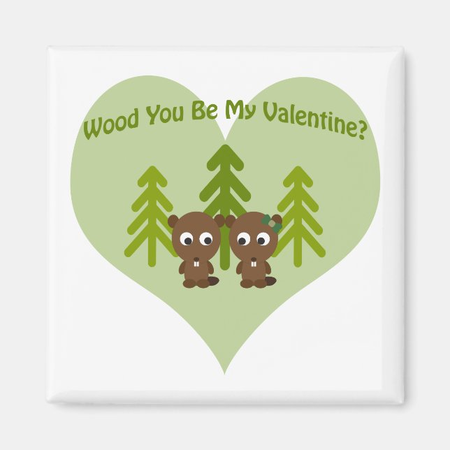 Trä du är min Valentine Magnet (Framsidan)