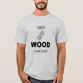 Trä för får tee shirt