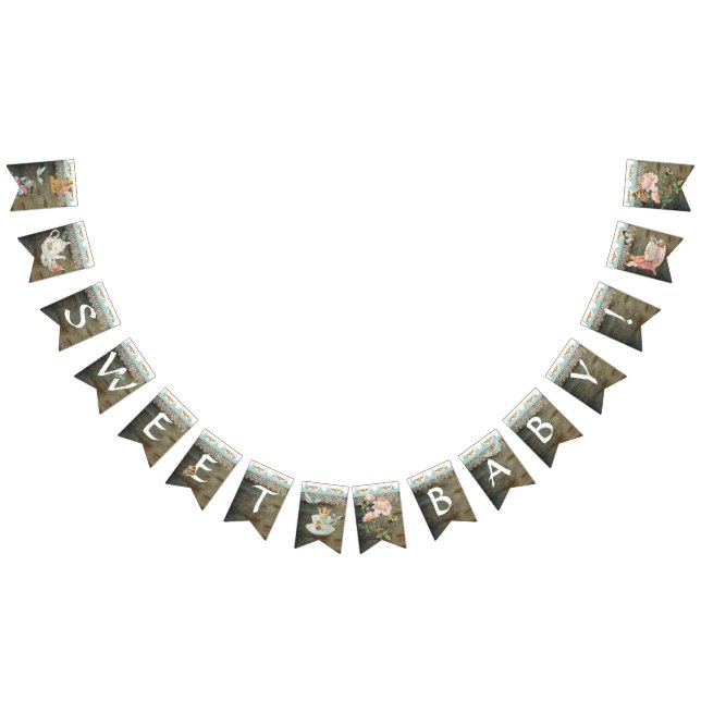 Trä för ladugård för baby shower för felik vimplar (Alla)