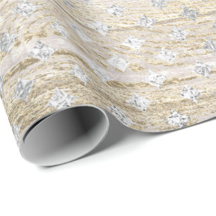 Trä för snitt för diamant för vitsilvergrått presentpapper