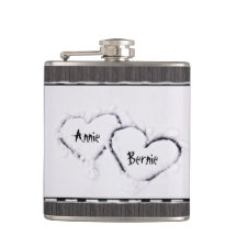 Trä för två för ny grå färg vitsnö för hjärtor