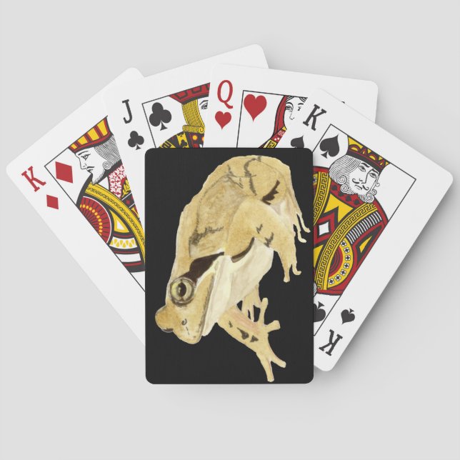 Trä Frog Casinokort (Baksidan)