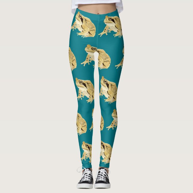 Trä Frog Leggings (Framsida)
