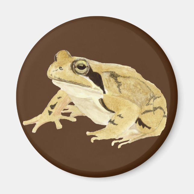 Trä Frog Magnet (Framsidan)