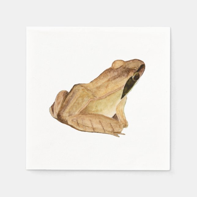 Trä Frog Pappersservett (Framsidan)